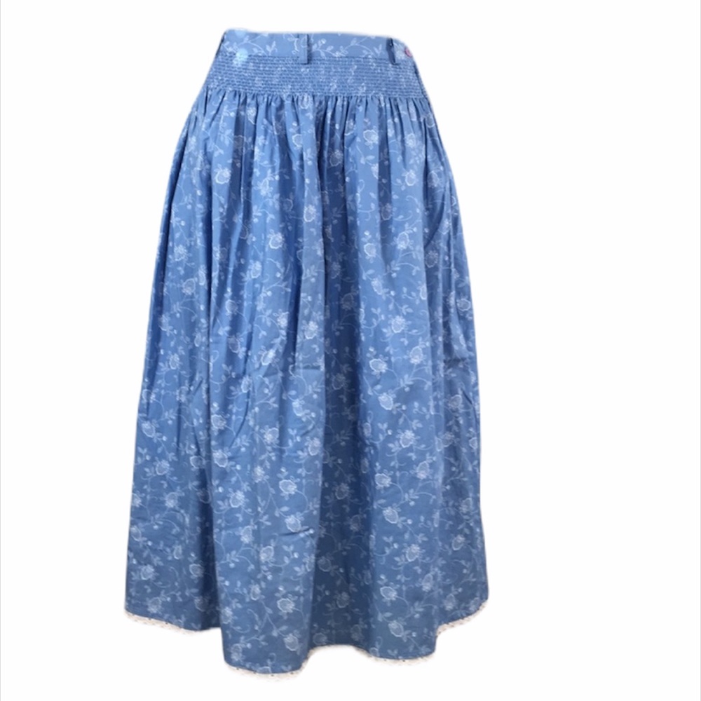 Original Alpen Trachten Vintage Blue Skirt